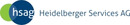 Logo hsag Heidelberger Services AG in Chemnitz